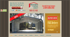 Desktop Screenshot of barnshedandcarportdirect.com